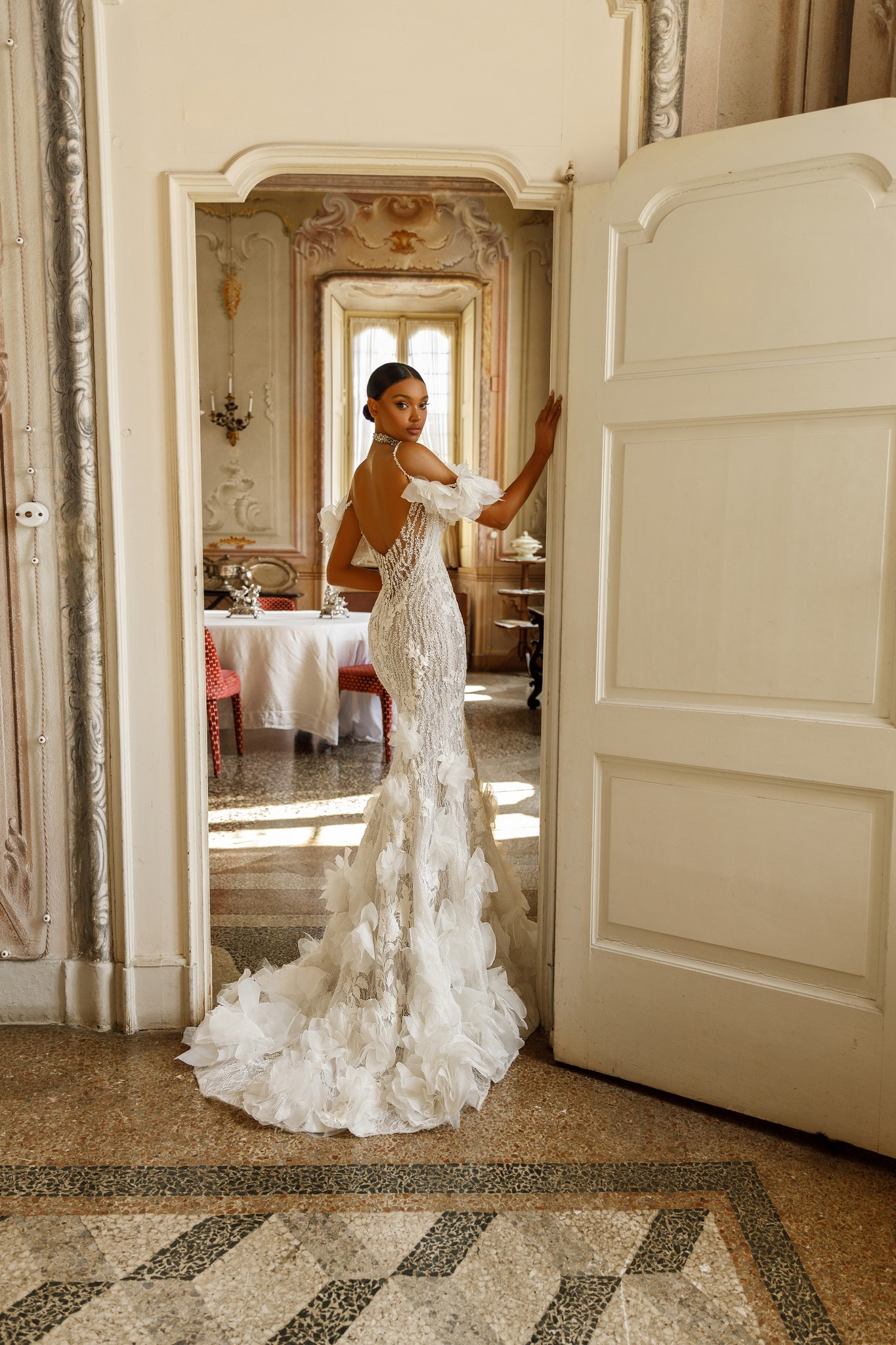 Silvia FITTED wedding dress by OKSANA MUKHA