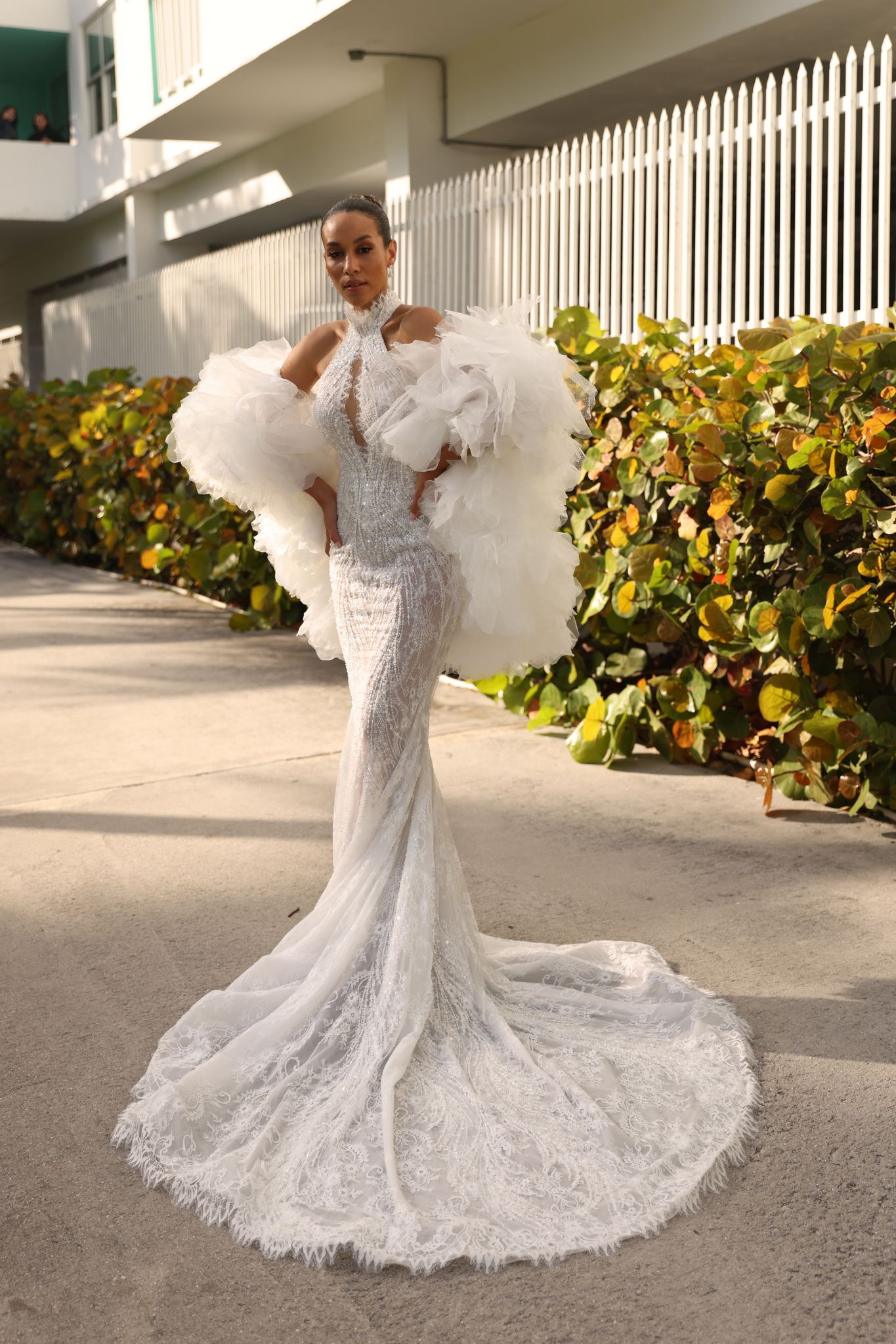 accessory dress Marigold cape by OKSANA MUKHA photo of accessory dress Marigold cape: