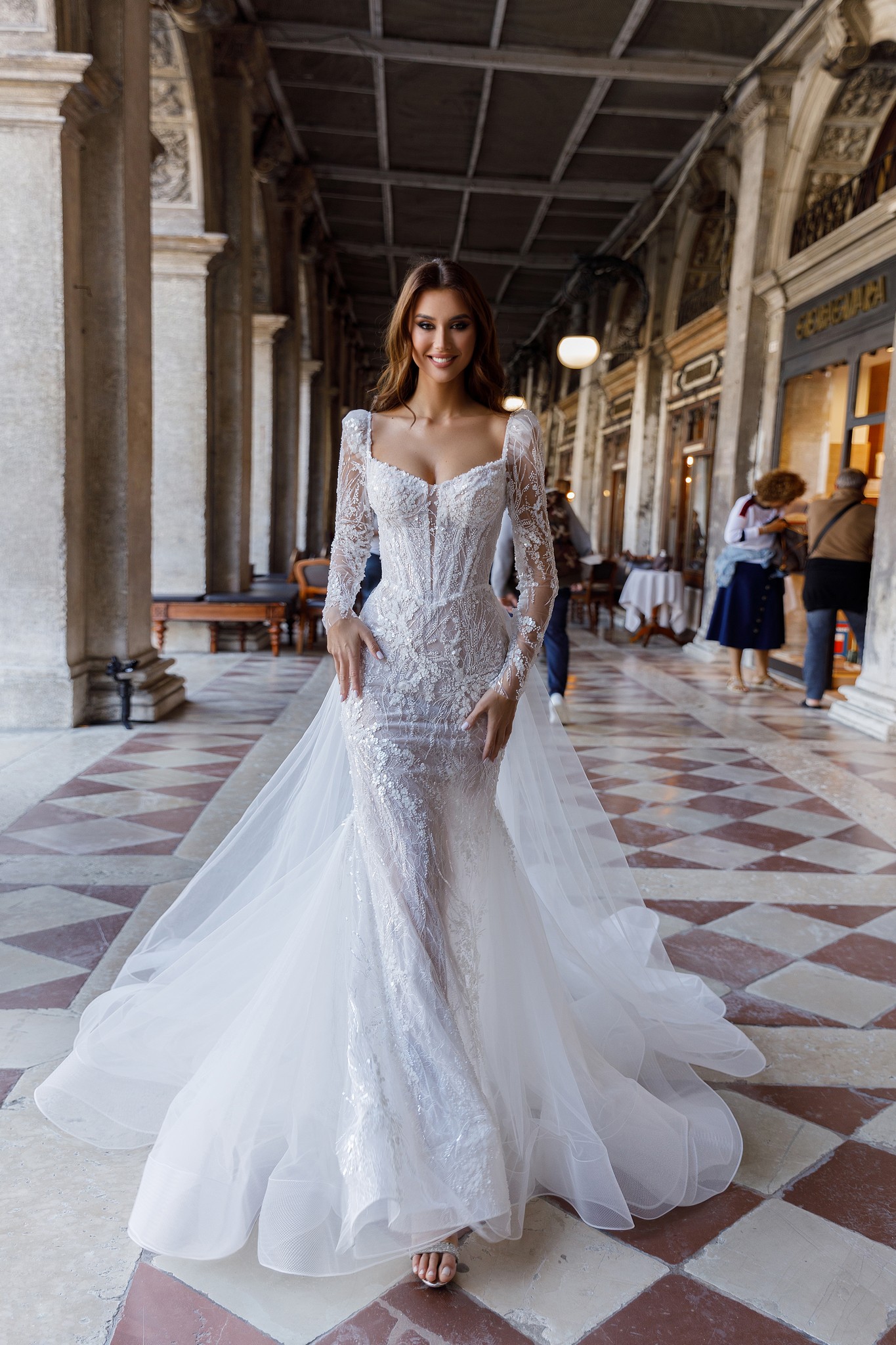 Moana FITTED wedding dress by OKSANA MUKHA