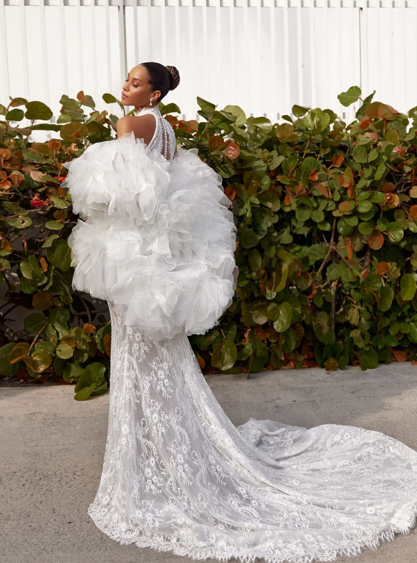 accessory dress Marigold cape by OKSANA MUKHA photo of accessory dress Marigold cape:
