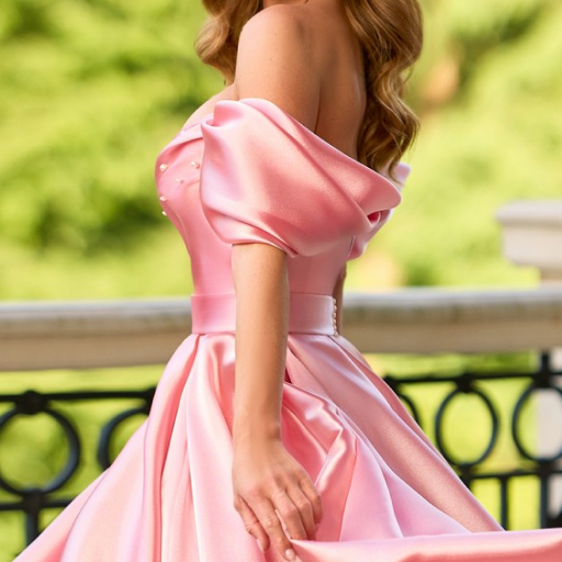 photo of evening dress 2373: coral