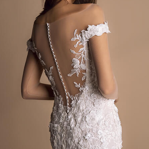 wedding dress Ulla by OKSANA MUKHA photo of wedding dress Ulla: кремовый, капучино