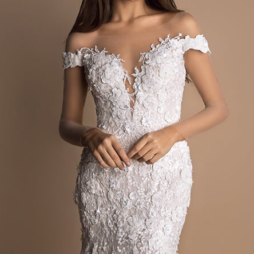 wedding dress Ulla by OKSANA MUKHA photo of wedding dress Ulla: кремовый, капучино