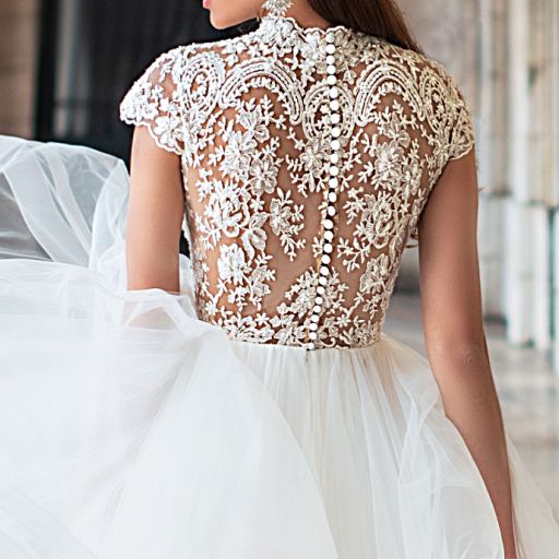 wedding dress Elba by OKSANA MUKHA photo of wedding dress Elba: кремовий