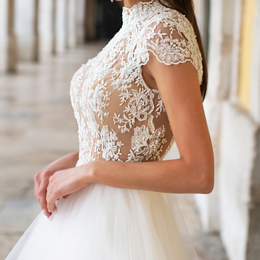 wedding dress Elba by OKSANA MUKHA photo of wedding dress Elba: кремовий