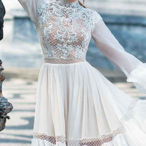 wedding dress Joyce by OKSANA MUKHA photo of wedding dress Joyce: ivory
