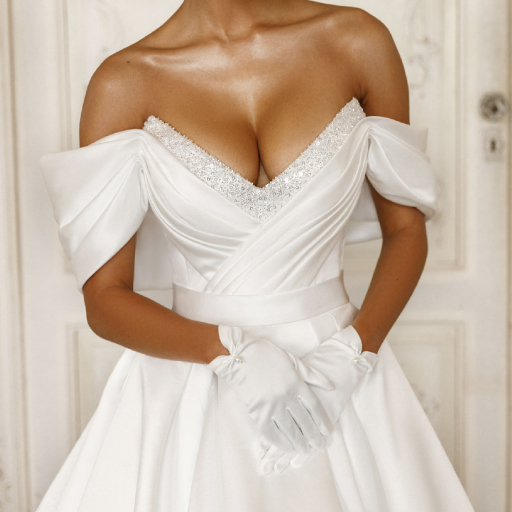 wedding dress Adriana by OKSANA MUKHA photo of wedding dress Adriana: ivory
