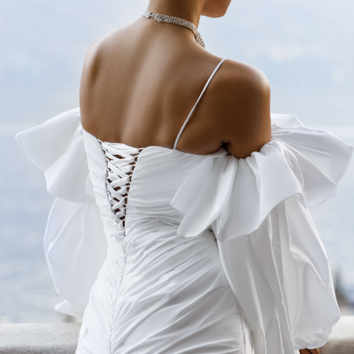 wedding dress Blanche by OKSANA MUKHA photo of wedding dress Blanche: ivory