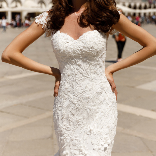 wedding dress Gioia by OKSANA MUKHA photo of wedding dress Gioia: ivory, nude