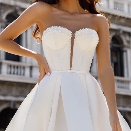 photo of wedding dress Margaritte: kremowy