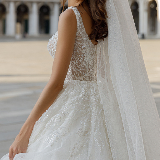 wedding dress Lavender by OKSANA MUKHA photo of wedding dress Lavender: ivory