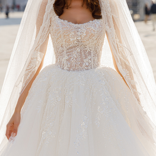wedding dress Lavender by OKSANA MUKHA photo of wedding dress Lavender: ivory