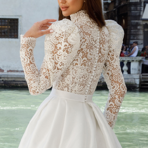 wedding dress Nory by OKSANA MUKHA photo of wedding dress Nory: elfenbein