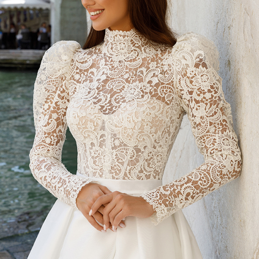 wedding dress Nory by OKSANA MUKHA photo of wedding dress Nory: elfenbein