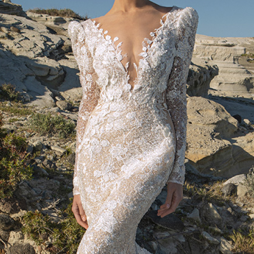 photo of wedding dress Mia: ivory, nude