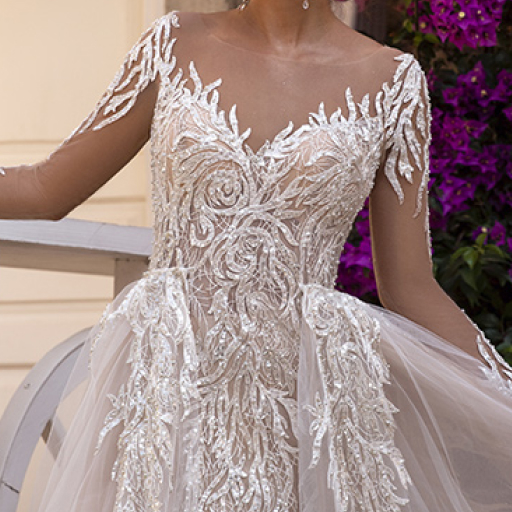 wedding dress Elody by OKSANA MUKHA photo of wedding dress Elody: ivory