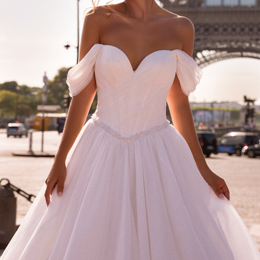 photo of wedding dress Izumrud: ivory