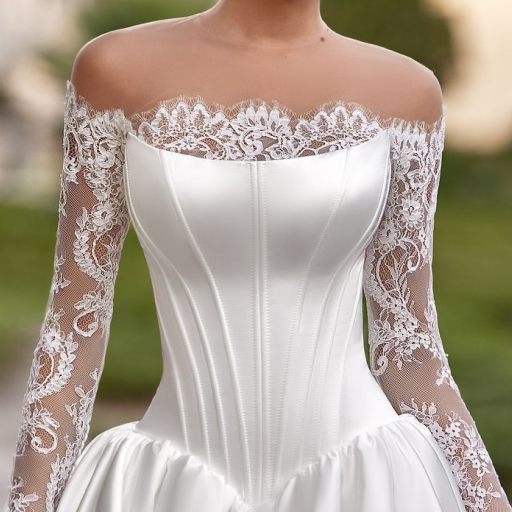 wedding dress Alba with cape by OKSANA MUKHA photo of wedding dress Alba with cape: кремовый