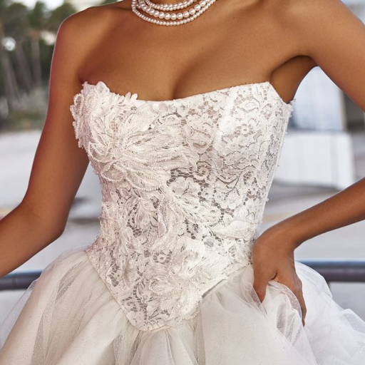wedding dress Ava by OKSANA MUKHA photo of wedding dress Ava: elfenbein