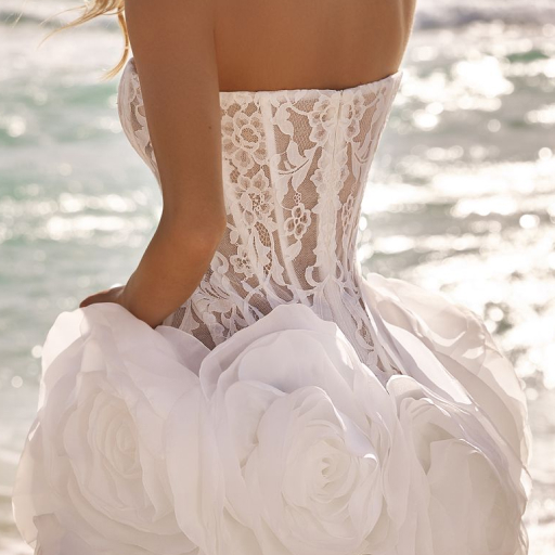 photo of wedding dress Noor: кремовый