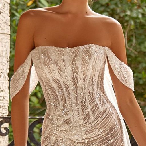 wedding dress Rafaele with cape by OKSANA MUKHA photo of wedding dress Rafaele with cape: